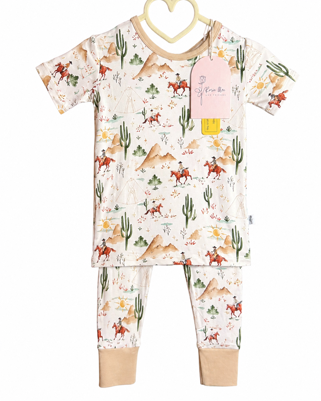 Western Roundup - 2 piece short sleeve & pants
