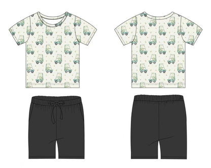 Gator Cruiser Daywear - Bamboo top & terry bamboo shorts