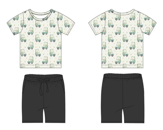 Gator Cruiser Daywear - Bamboo top & terry bamboo shorts