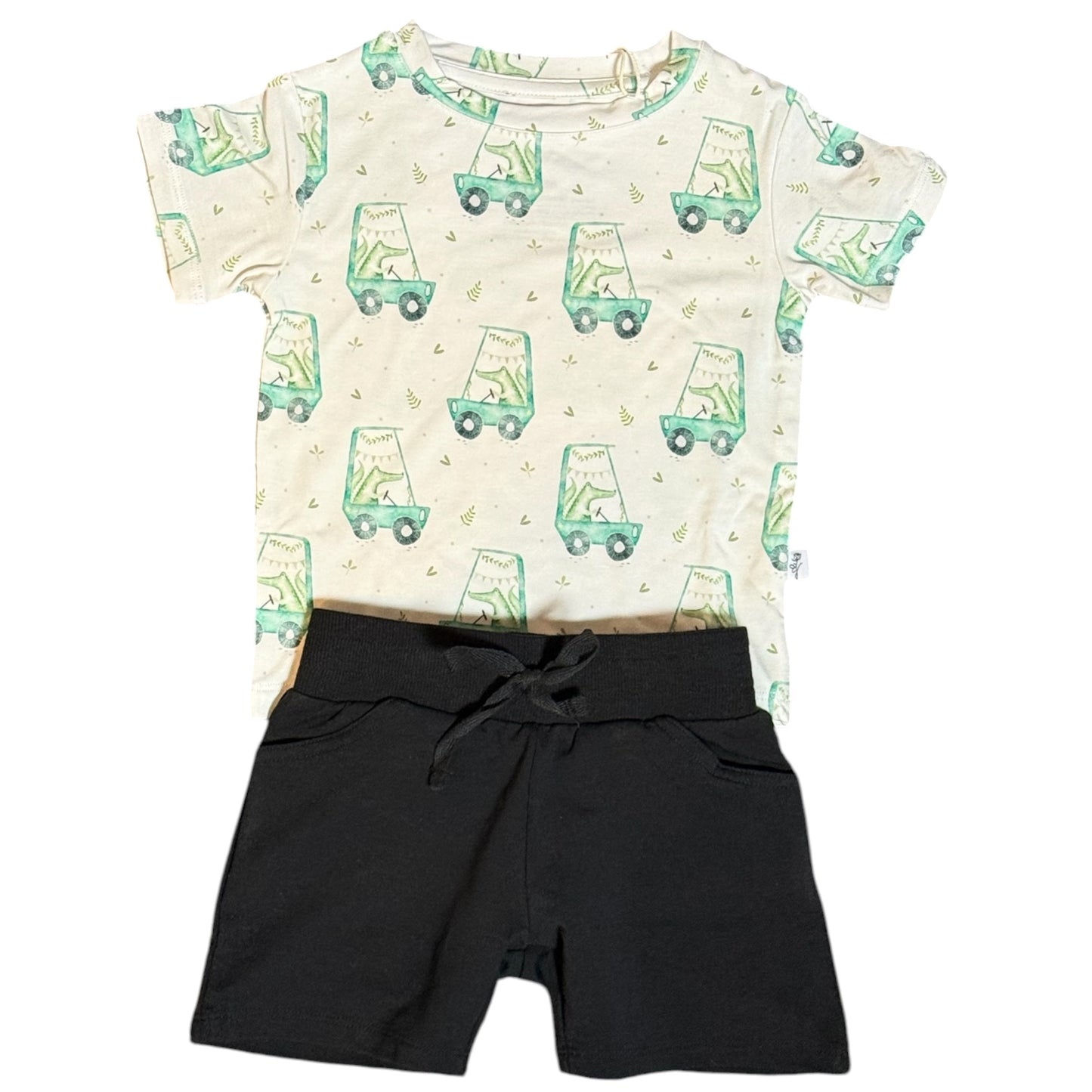 Gator Cruiser Daywear - Bamboo top & terry bamboo shorts